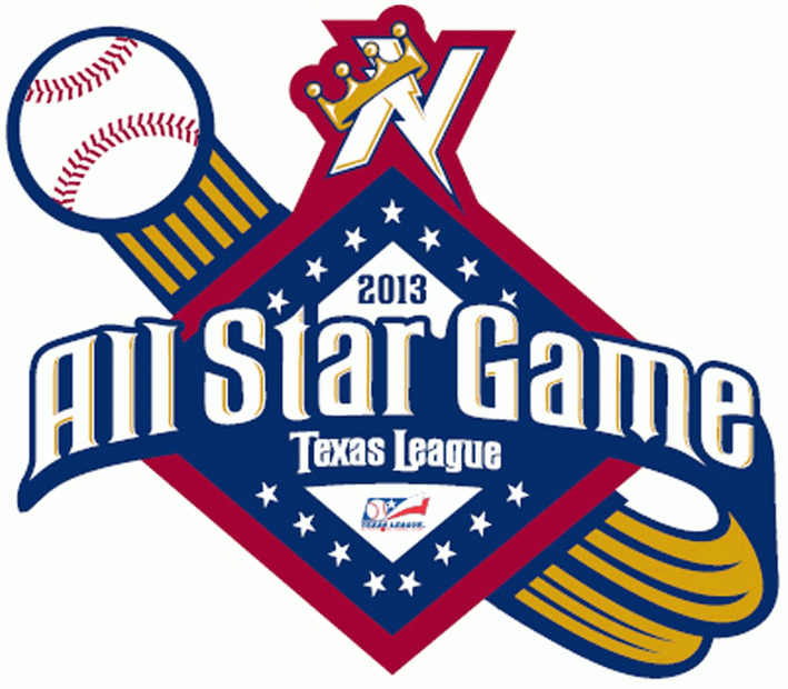 Texas League All-Star Game 2013 Primary Logo iron on transfers for clothing